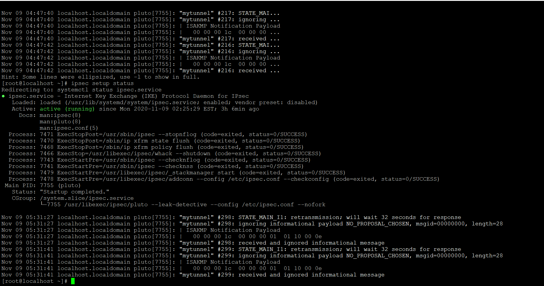 Configure IPsec on Linux Machine